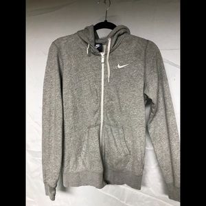Nike zip up sweat shirt jacket